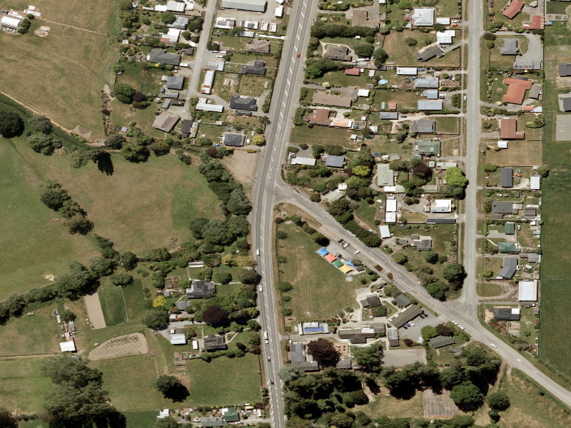aerial view of Winchester and the ground around it