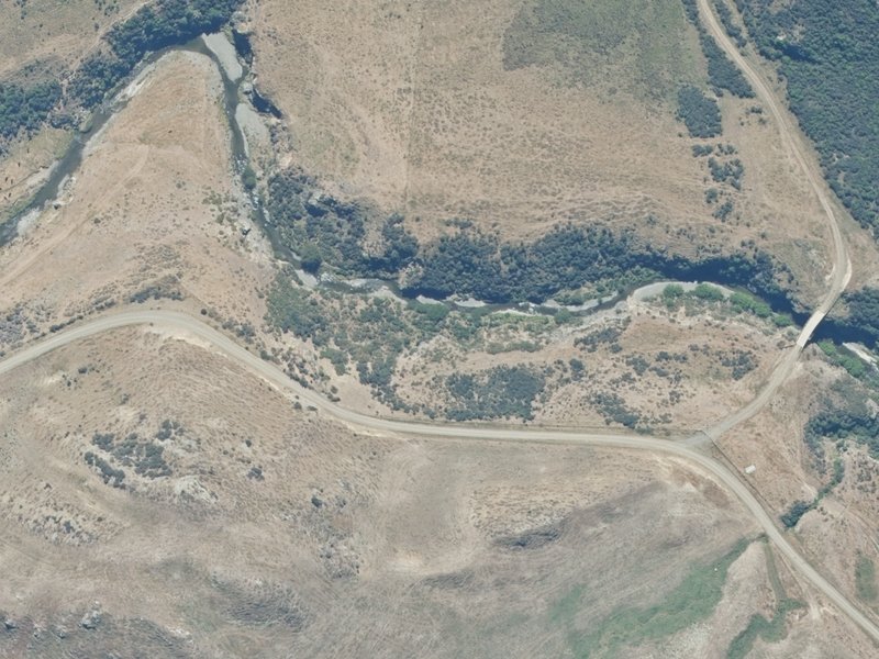 aerial view of Rutherford Esplanade Reserve and the ground around it