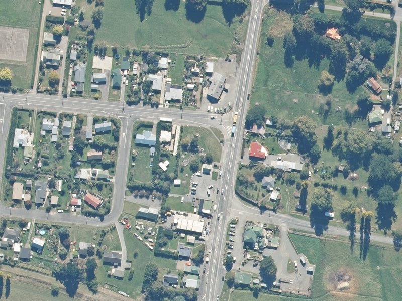 aerial view of Stocks Reserve and the ground around it