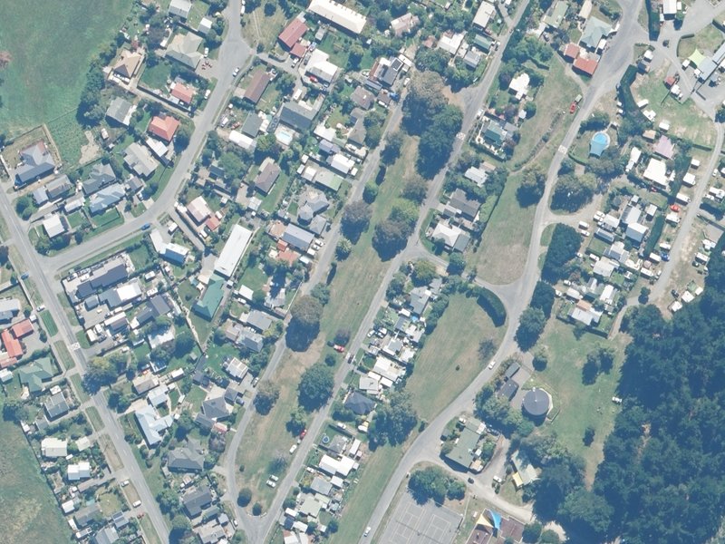 aerial view of Leithfield Beach Reserves and the ground around it