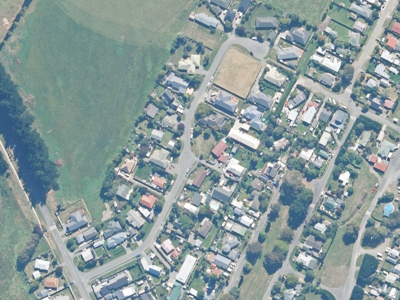 aerial view of Leithfield Beach Reserves and the ground around it