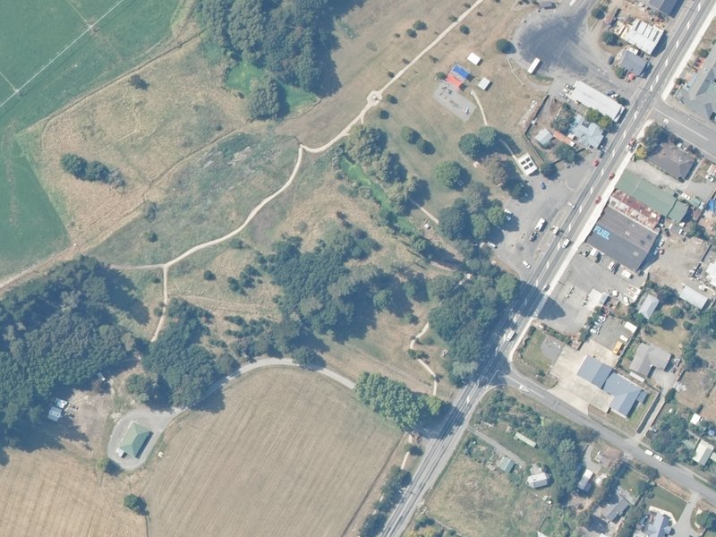 aerial view of Culverden & Rutherford Railway Reserves and the ground around it
