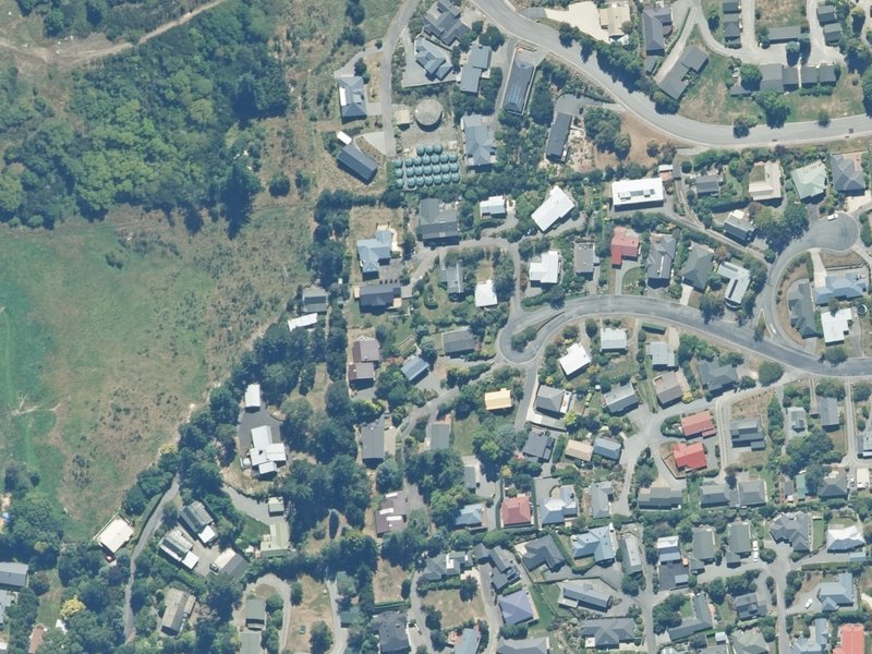 aerial view of Denby Place Accessways and the ground around it