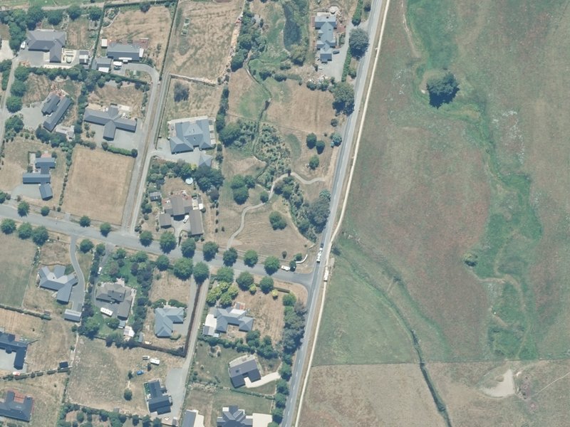 aerial view of Lochiel Drive Reserve and the ground around it