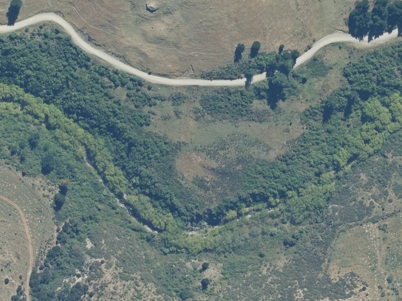 aerial view of Lake Sumner Road Utility Reserve and the ground around it