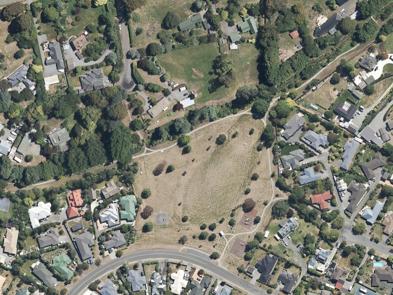 aerial view of Grange View Reserve and the ground around it