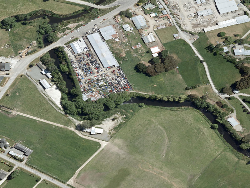 aerial view of Esplanade Nth Bank Saltwater Creek and the ground around it