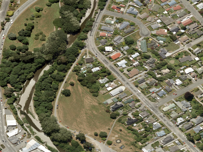 aerial view of Kennedy Park and the ground around it