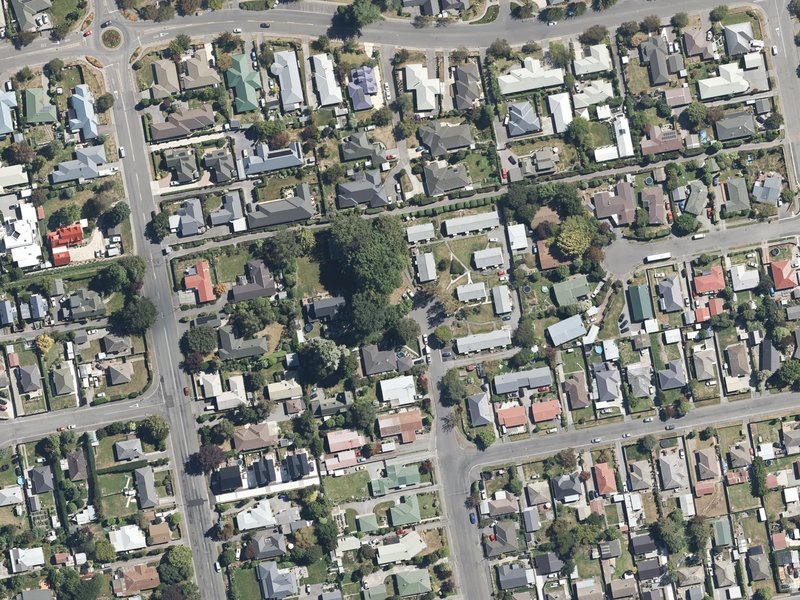 aerial view of Hazeldean Reserve and the ground around it