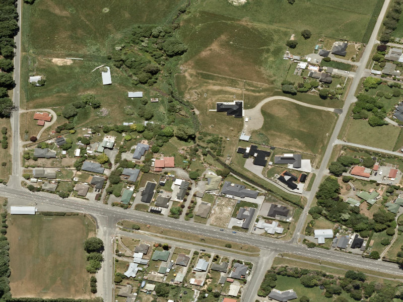 aerial view of Esplanade and the ground around it