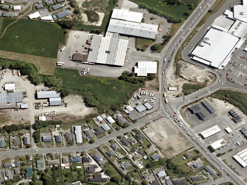 aerial view of Esplanade Reserve and the ground around it