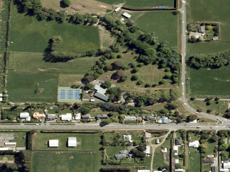 aerial view of Jack Graham Reserve and the ground around it