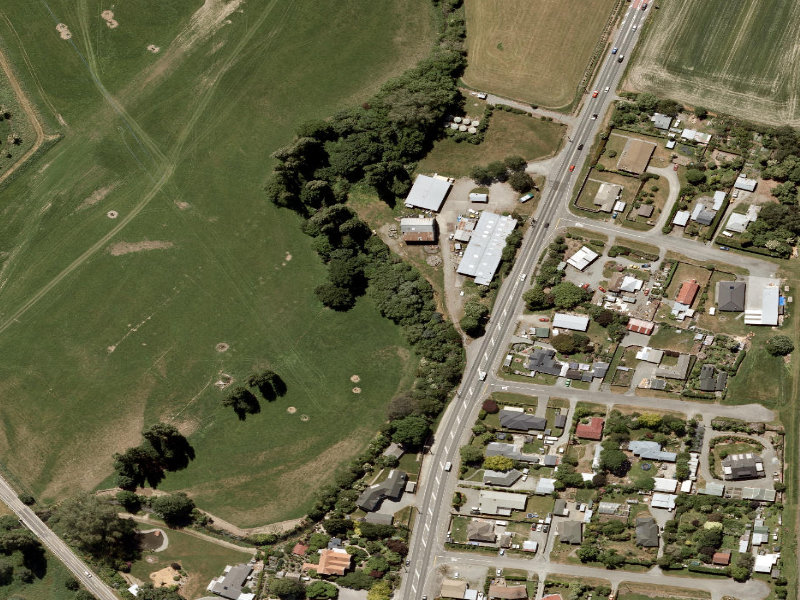 aerial view of Esplanade and the ground around it