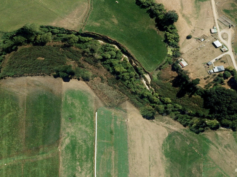 aerial view of Esplanade and the ground around it