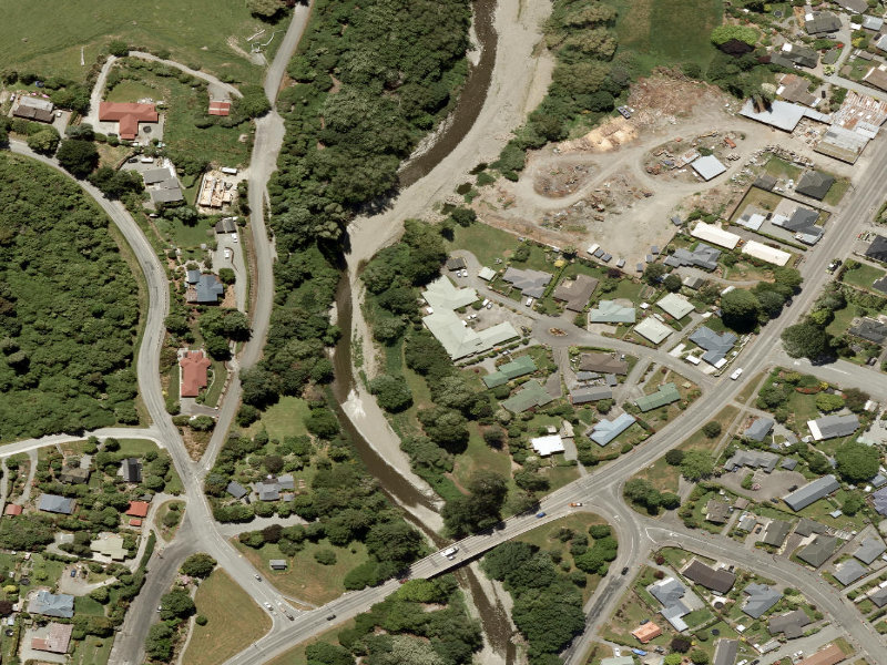 aerial view of Esplanade Reserve and the ground around it