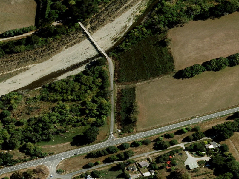 aerial view of Kerrs Road Toilets and the ground around it