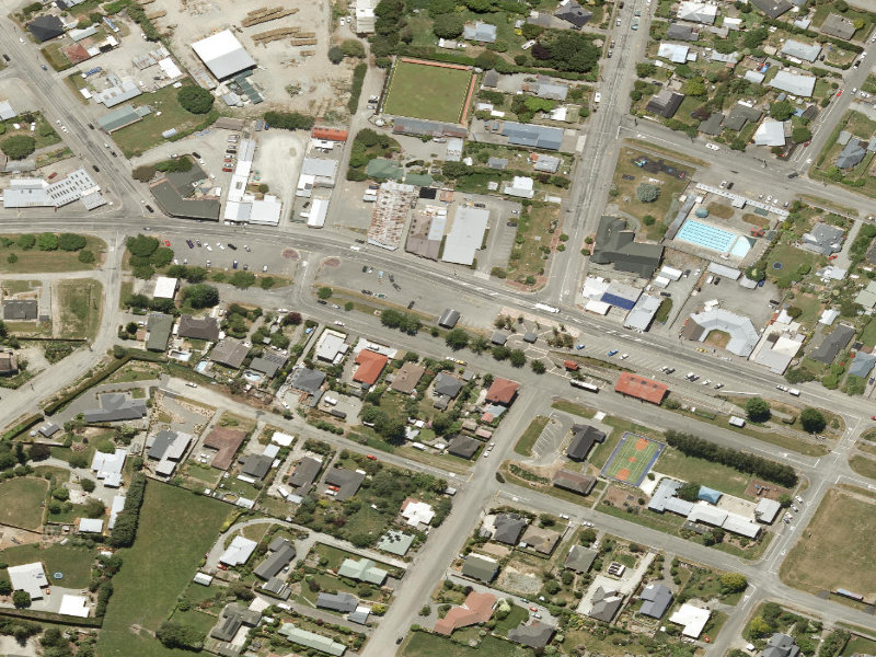 aerial view of Railway Areas and the ground around it