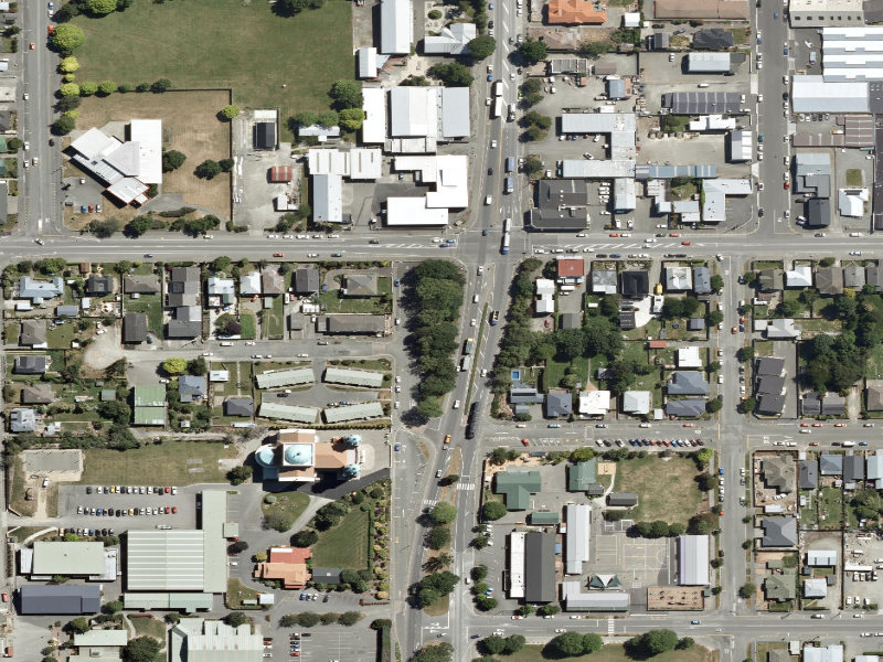 aerial view of Craigie Avenue Grassed Area and the ground around it