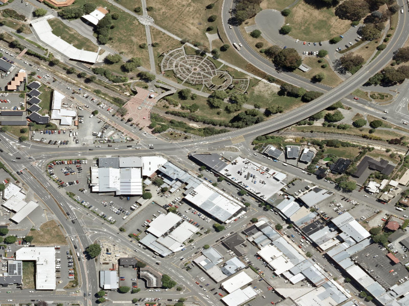 aerial view of Chisholms Beds and the ground around it