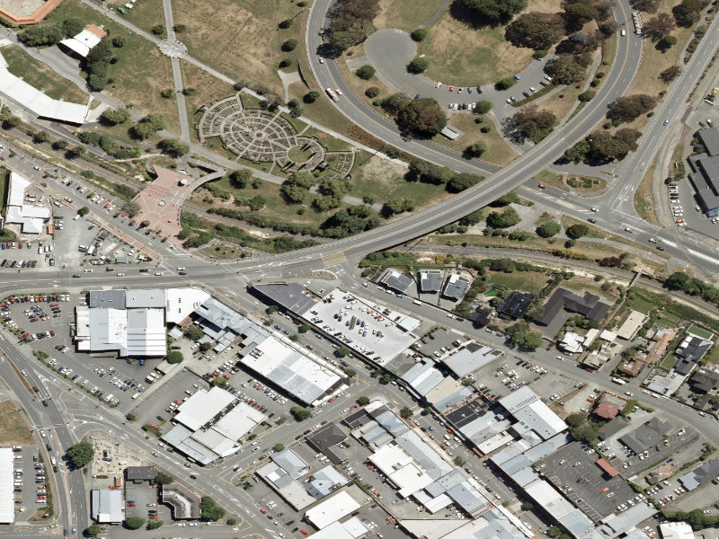 aerial view of Port Loop Road Terrace Corner and the ground around it