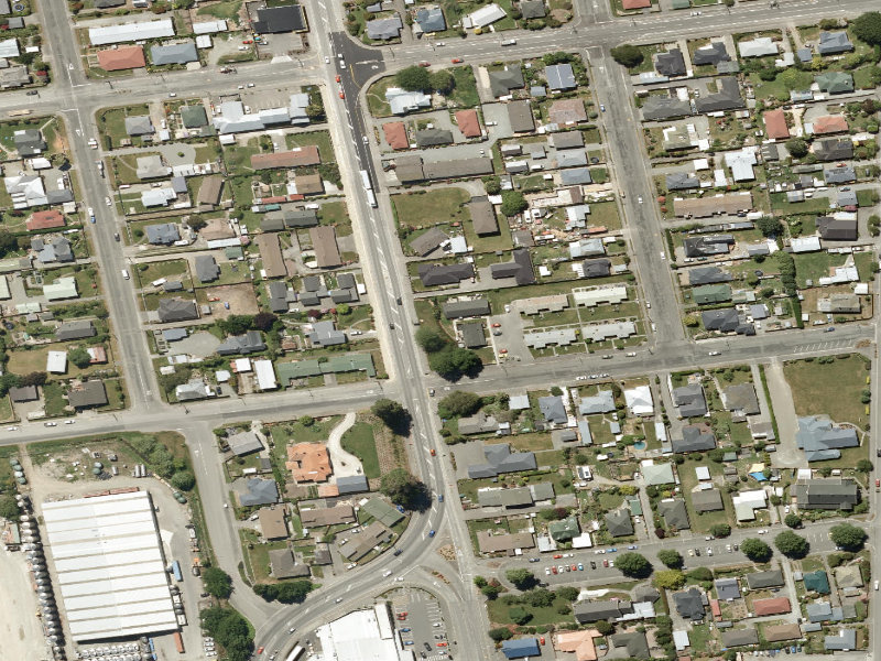 aerial view of King Street Reserve and the ground around it