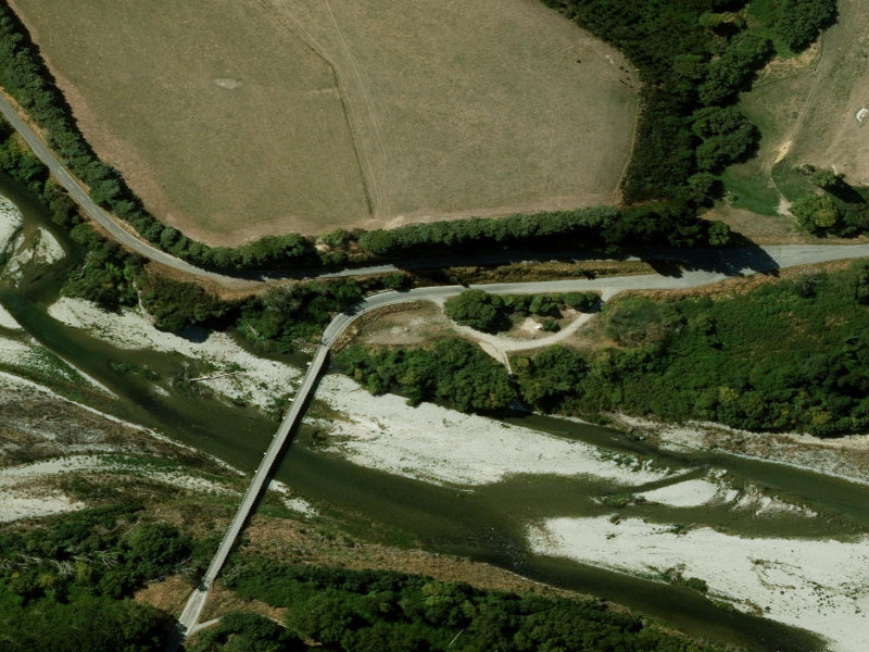 aerial view of Hanging Rock Picnic Area and the ground around it