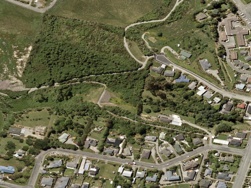 aerial view of Barkers Reserve and the ground around it