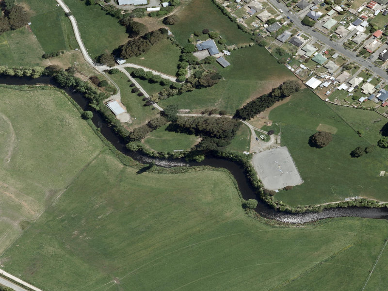aerial view of Saltwater Creek Walkway (Coonoor Road) and the ground around it