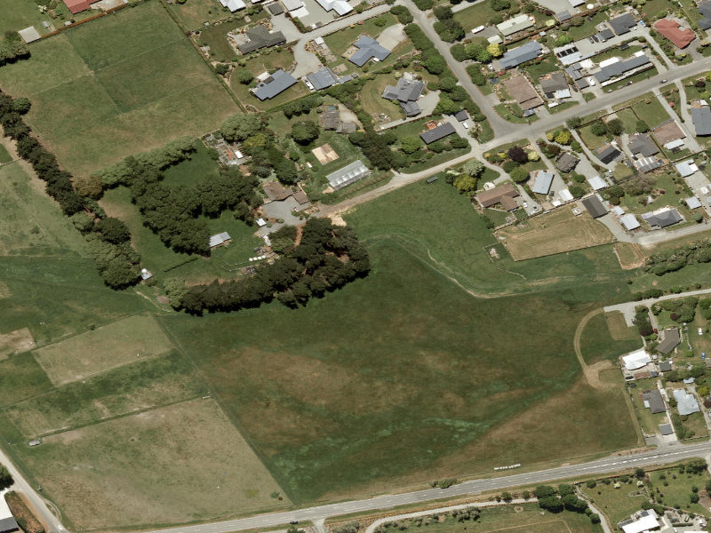 aerial view of Esplanade Reserve and the ground around it