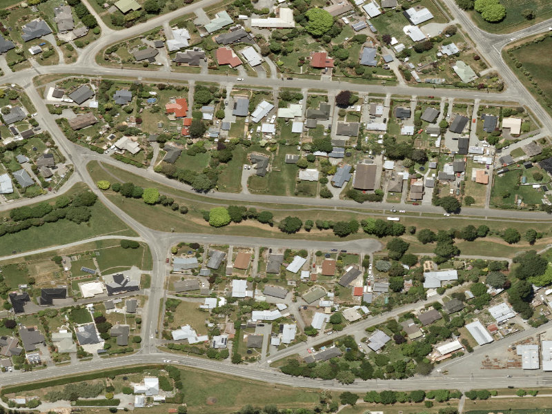 aerial view of Esplanade Reserve and the ground around it