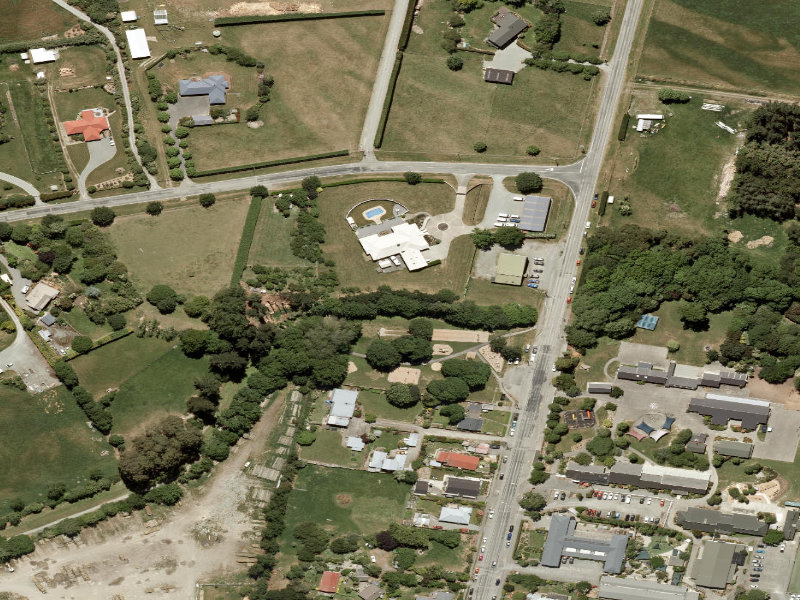 aerial view of Esplanade Reserve and the ground around it