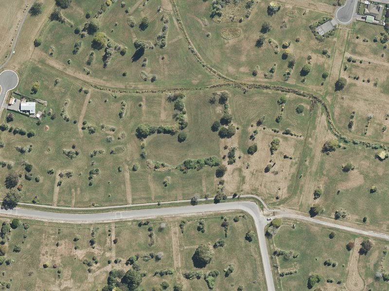 aerial view of Kirk Street Reserve and the ground around it