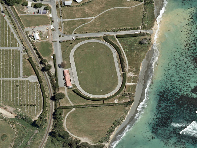 aerial view of Caledonian Grounds and the ground around it