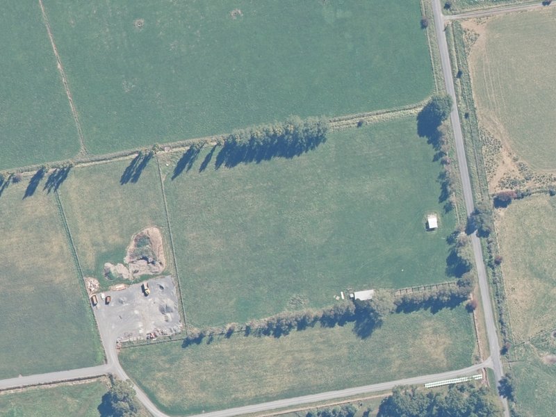 aerial view of Reserve, Kaikoura and the ground around it
