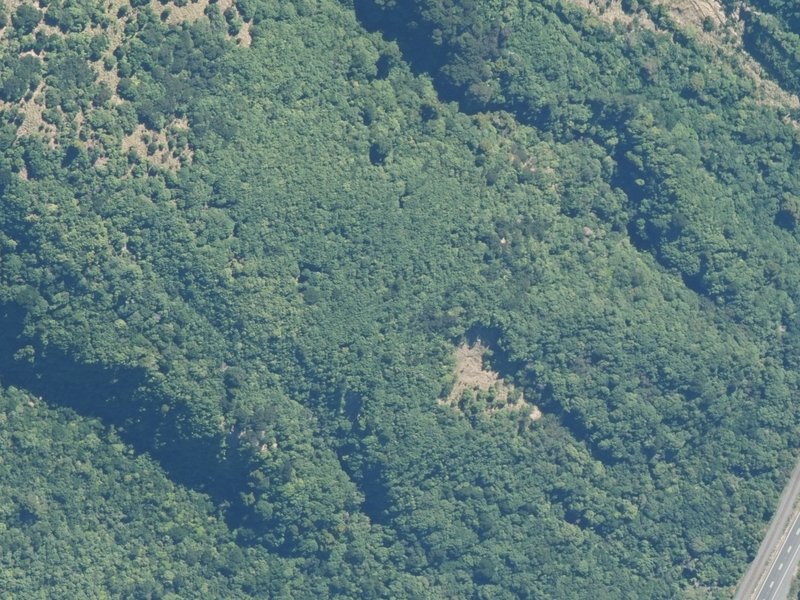 aerial view of Reserve, Kaikoura and the ground around it