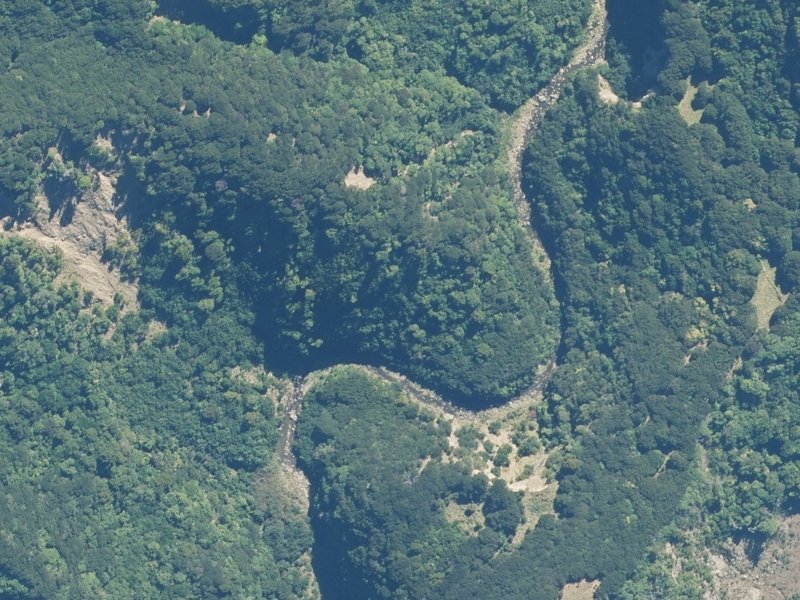 aerial view of Reserve, Kaikoura and the ground around it