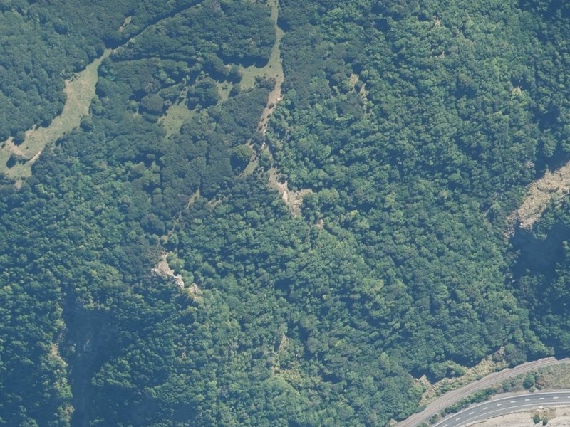aerial view of Reserve, Kaikoura and the ground around it