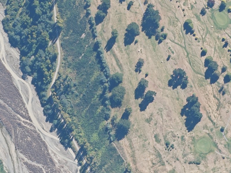 aerial view of Reserve, Kaikoura and the ground around it