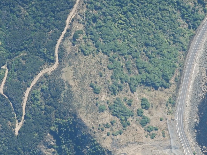 aerial view of Reserve, Kaikoura and the ground around it