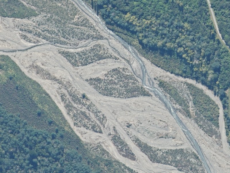 aerial view of Reserve, Kaikoura and the ground around it