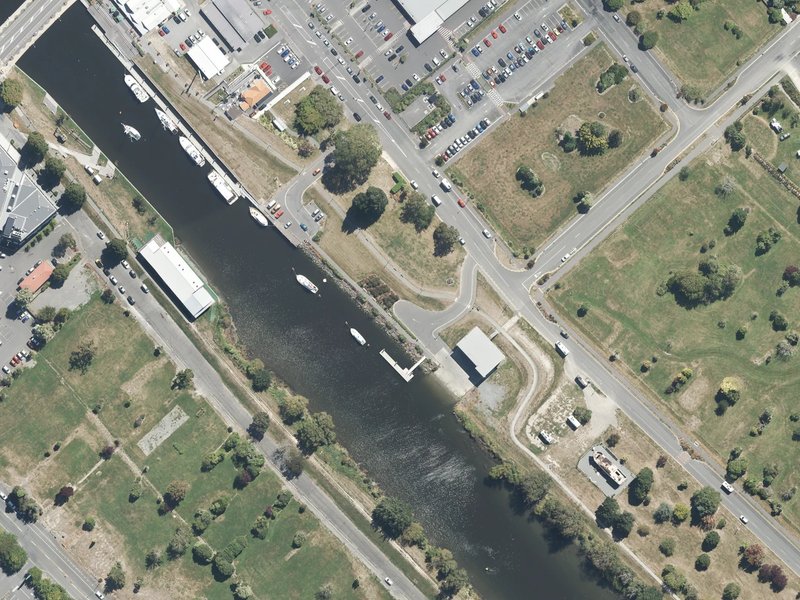 aerial view of Morgan Williams Reserve and the ground around it