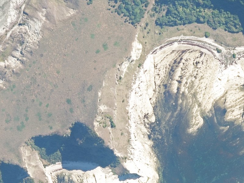 aerial view of Reserve, Kaikoura and the ground around it