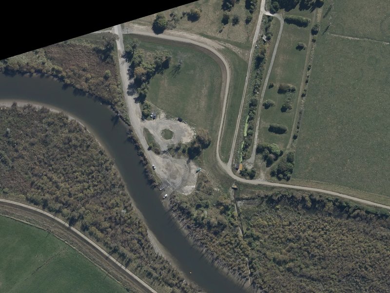aerial view of Askeaton Park and the ground around it