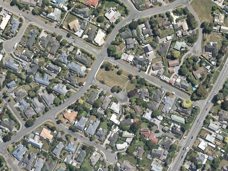 aerial view of Norton Reserve and the ground around it