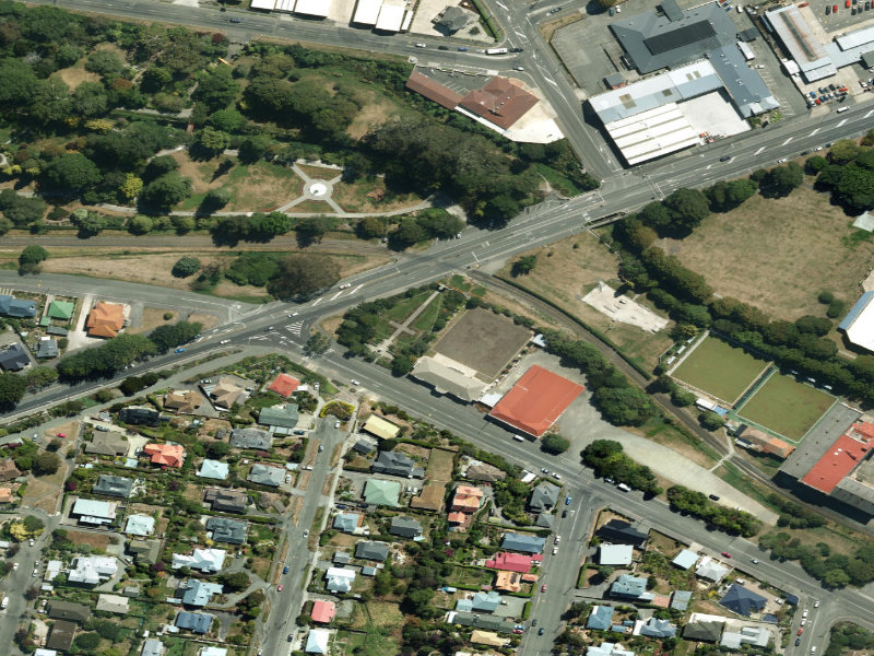 aerial view of Rsa Garden Of Memories and the ground around it
