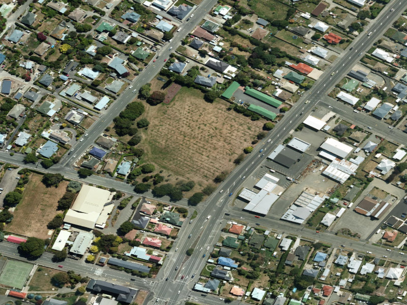 aerial view of Orana Park and the ground around it