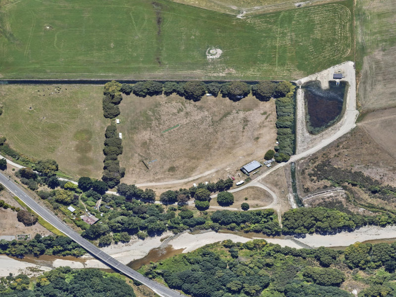 aerial view of Duntroon Domain and the ground around it