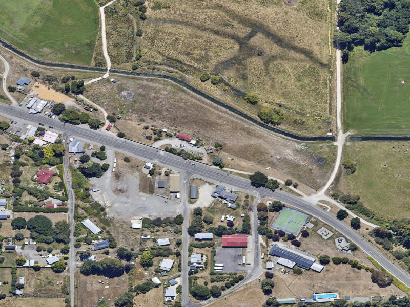 aerial view of Duntroon Railway Reserve and the ground around it