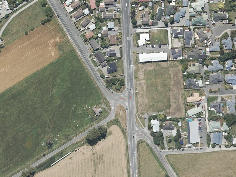 aerial view of Pound Reserve and the ground around it
