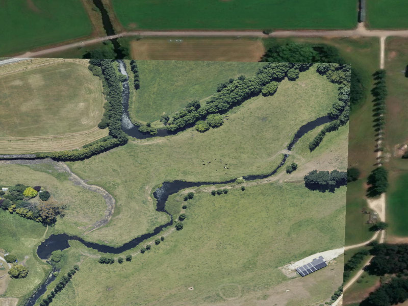 aerial view of Enfield Reserve and the ground around it